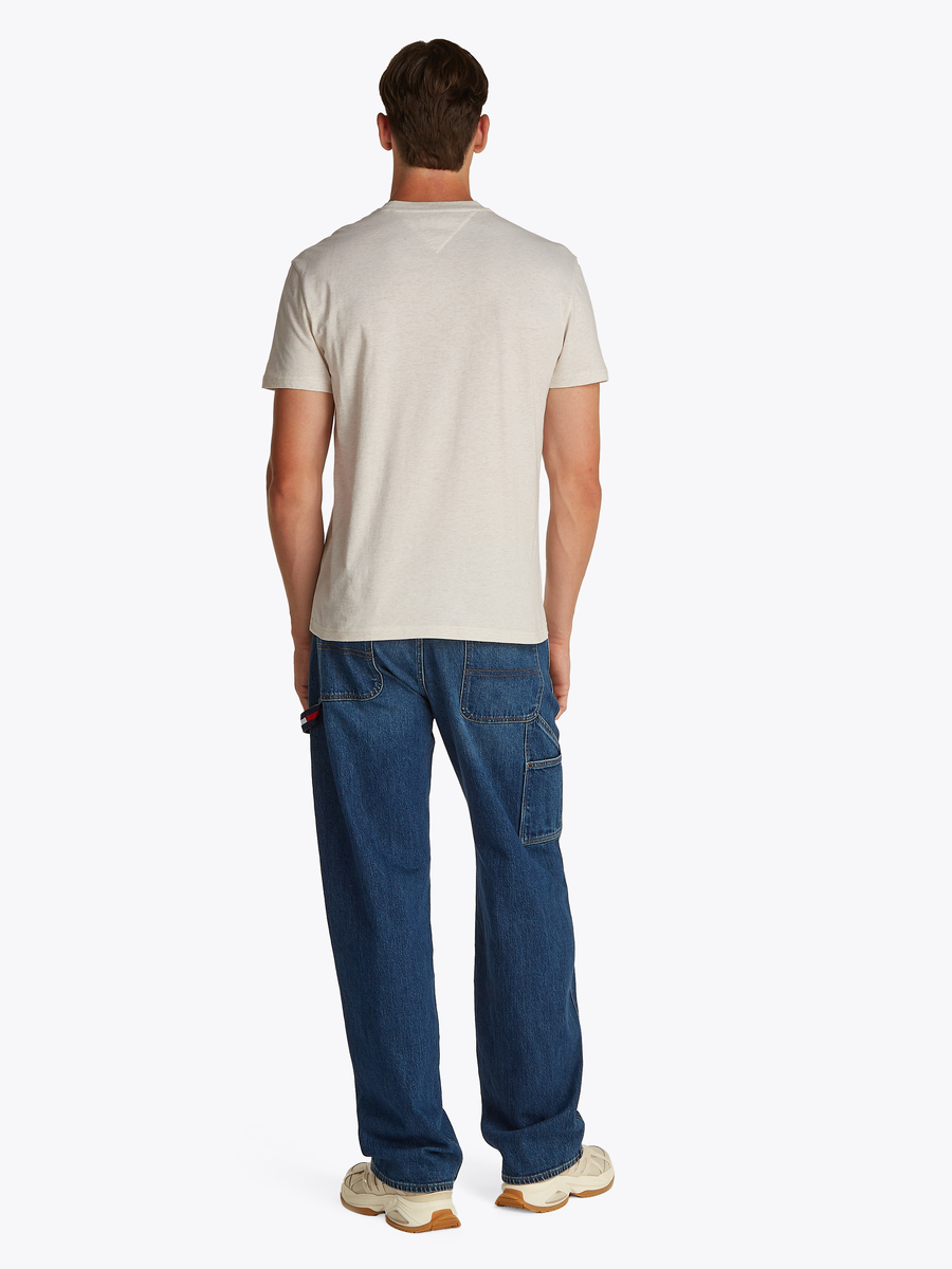 T-shirt van het merk Tommy Jeans in het Beige