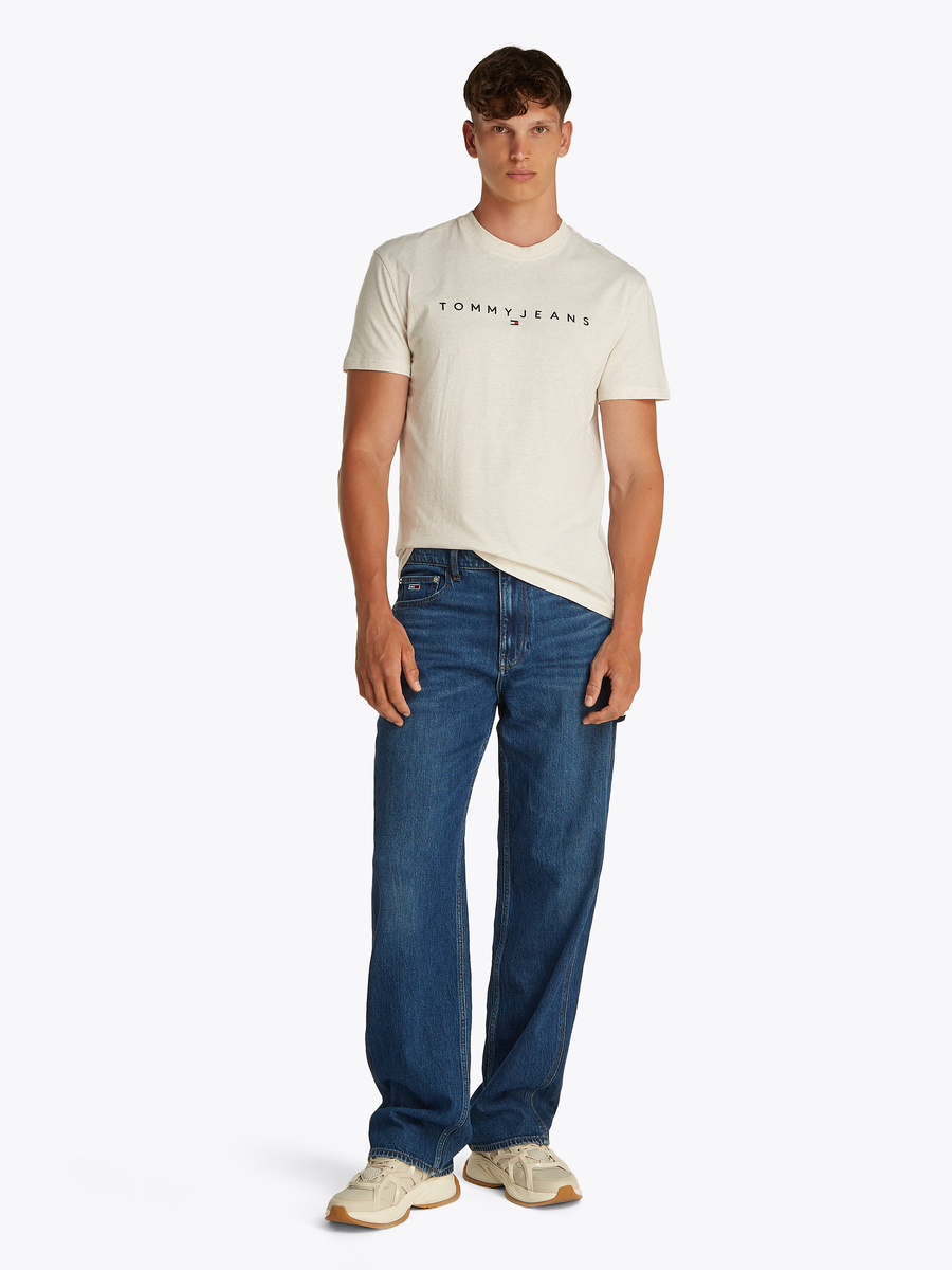 T-shirt van het merk Tommy Jeans in het Beige