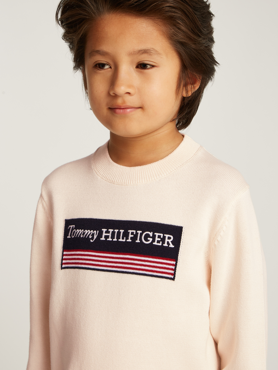 Sweater van het merk Tommy Jeans in het Beige