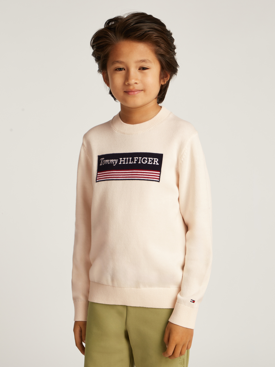 Sweater van het merk Tommy Jeans in het Beige