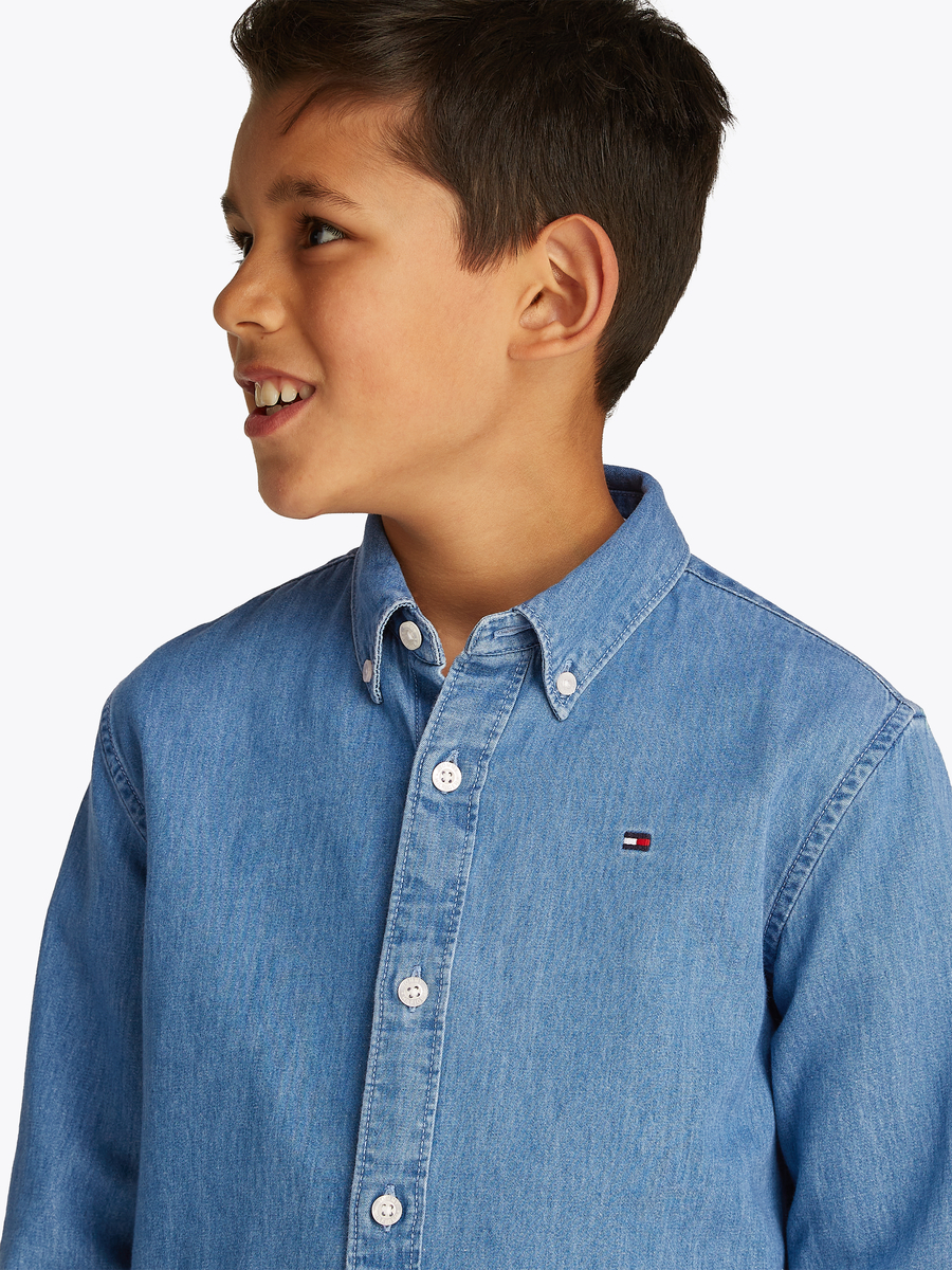 Hemd van het merk Tommy Jeans in het Blauw