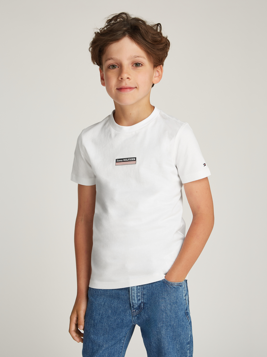 T-shirt van het merk Tommy Jeans in het Wit