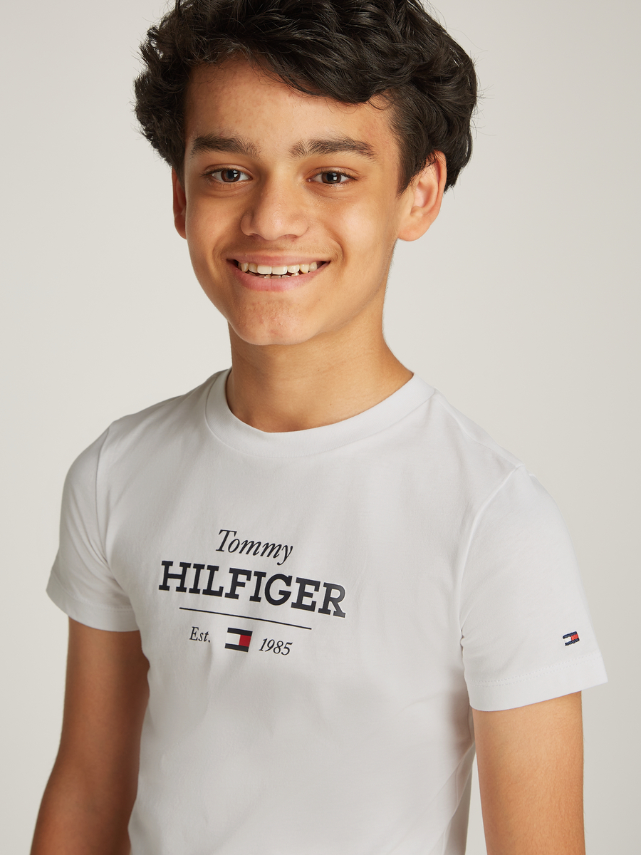 T-shirt van het merk Tommy Jeans in het Wit