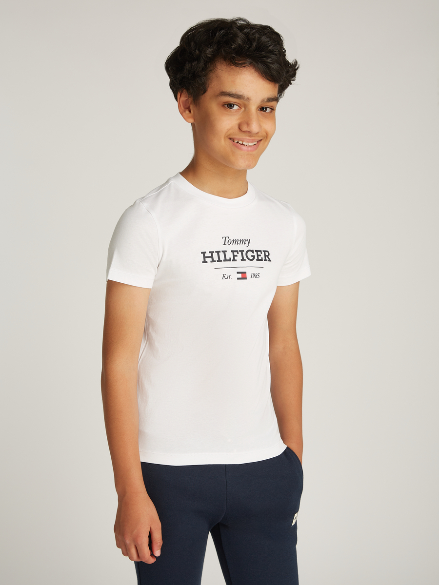 T-shirt van het merk Tommy Jeans in het Wit