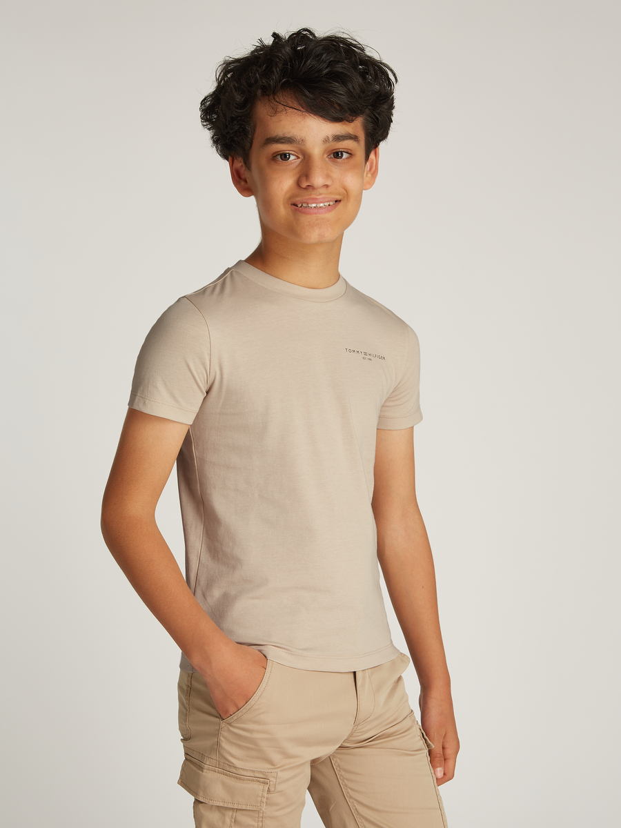 T-shirt van het merk Tommy Jeans in het Beige