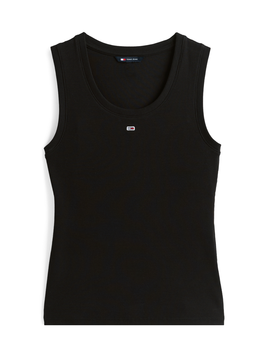 Top van het merk Tommy Jeans in het Zwart