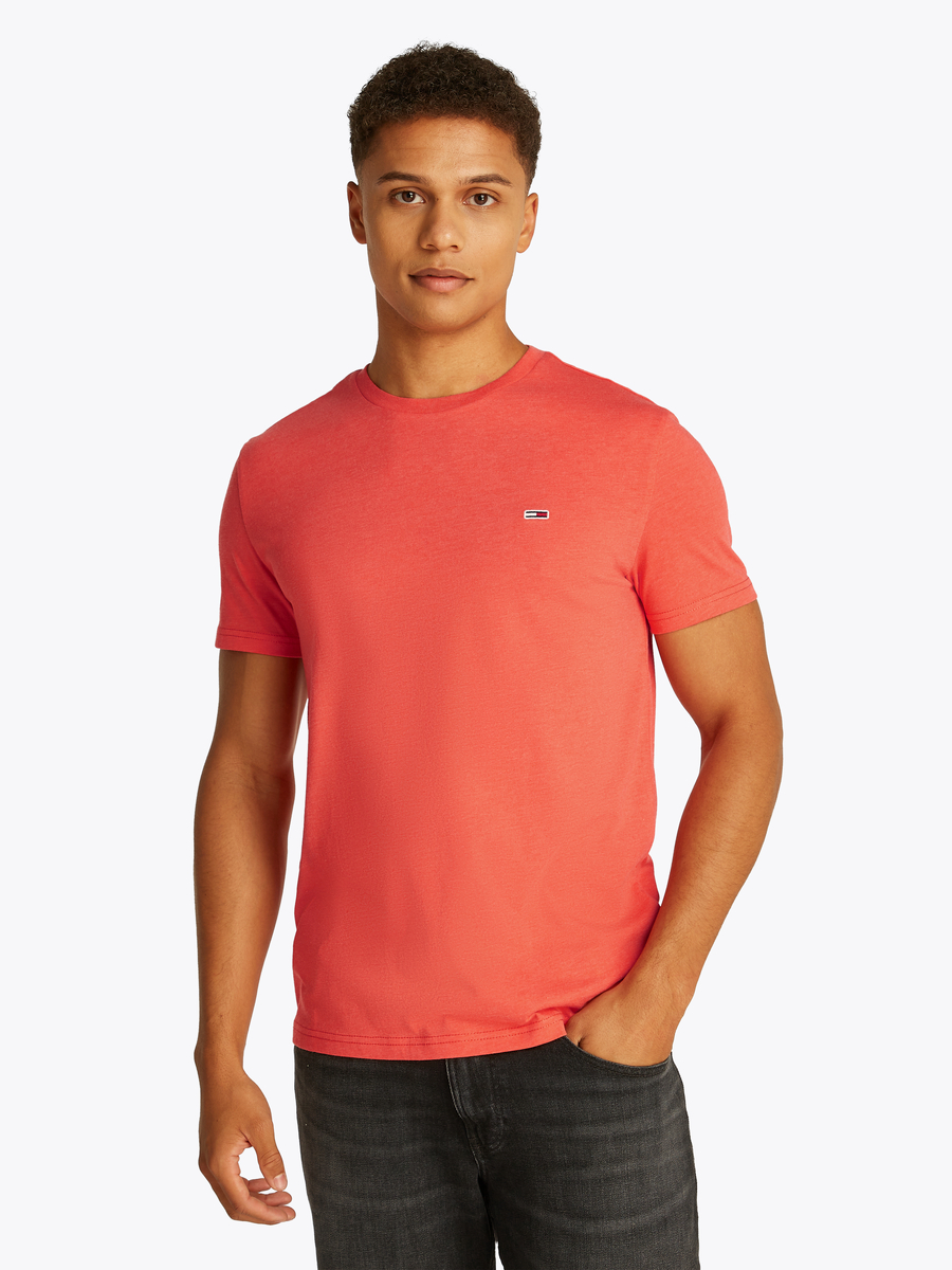T-shirt van het merk Tommy Jeans in het Rood