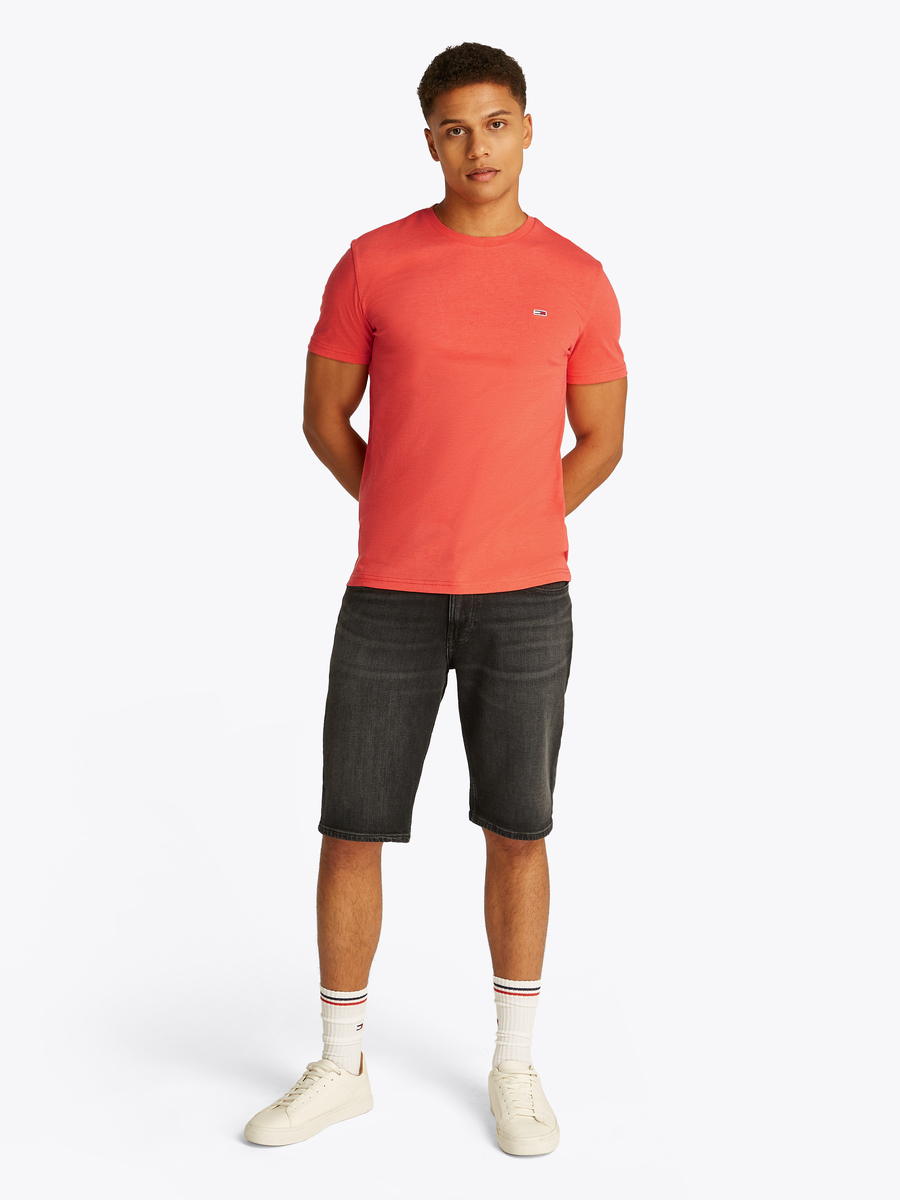 T-shirt van het merk Tommy Jeans in het Rood