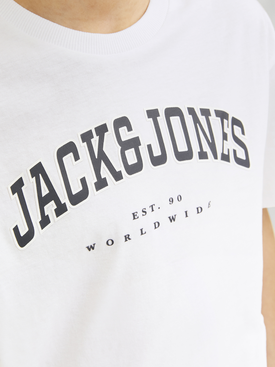 T-shirt van het merk Jack & Jones Junior in het Wit