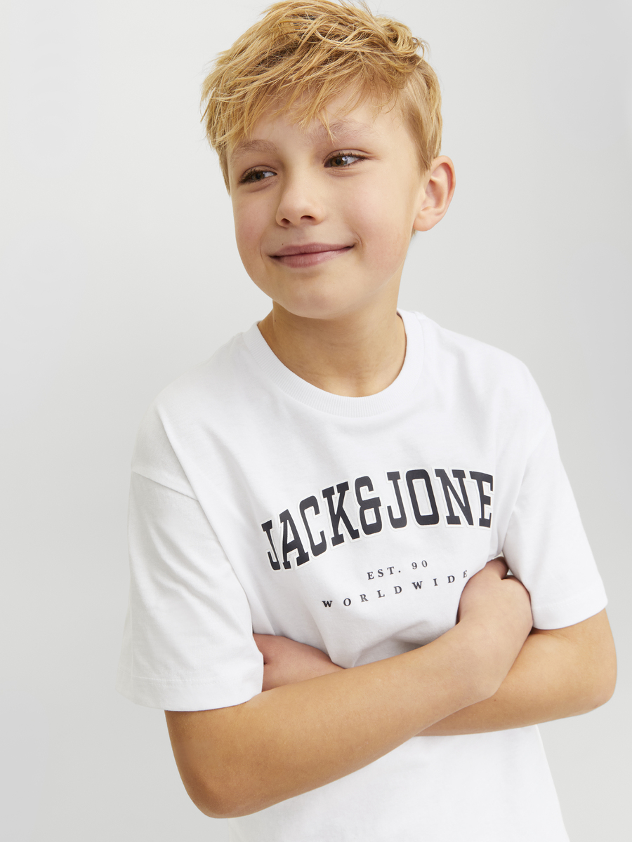T-shirt van het merk Jack & Jones Junior in het Wit