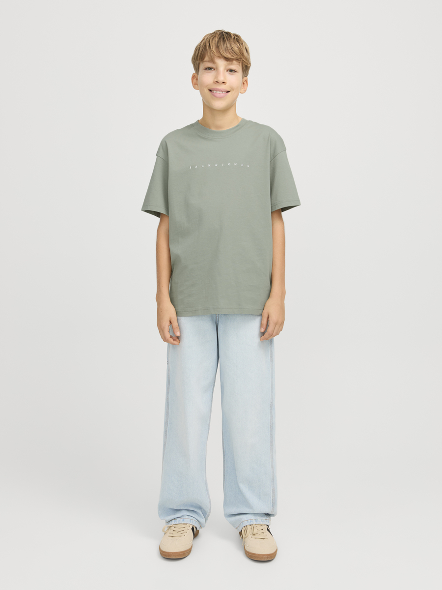 T-shirt van het merk Jack & Jones Junior in het Groen