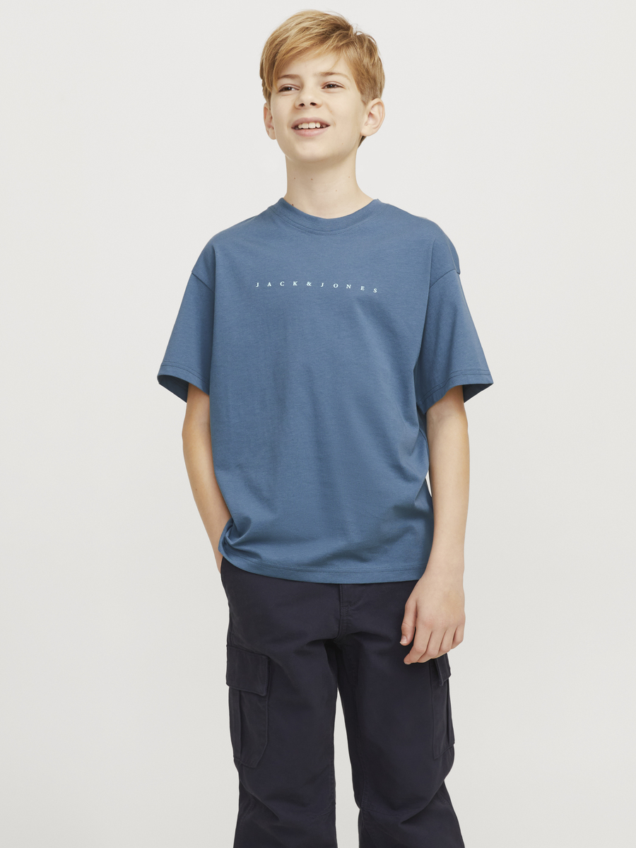 T-shirt van het merk Jack & Jones Junior in het Blauw