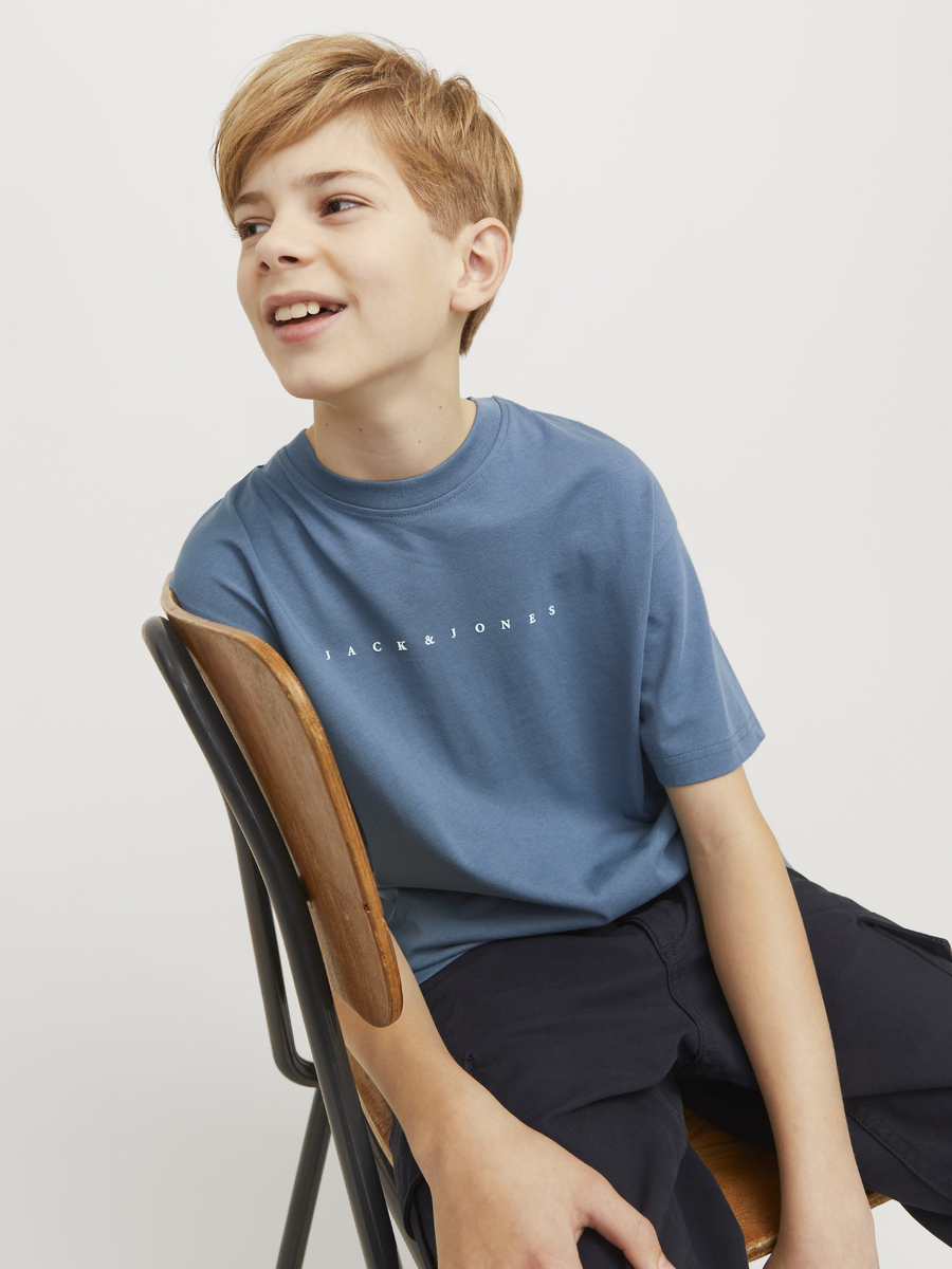 T-shirt van het merk Jack & Jones Junior in het Blauw