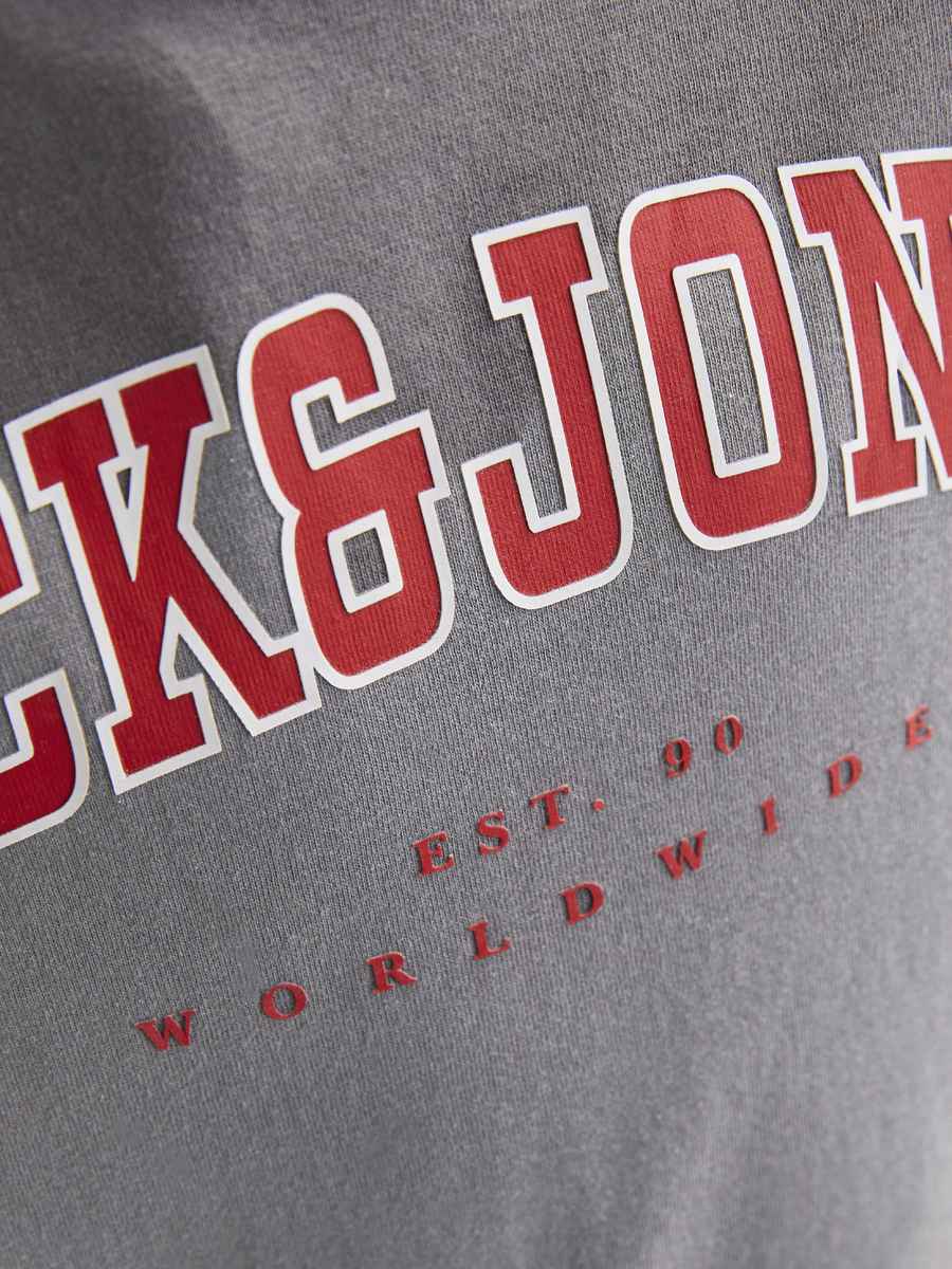 T-shirt van het merk Jack & Jones Junior in het Grijs