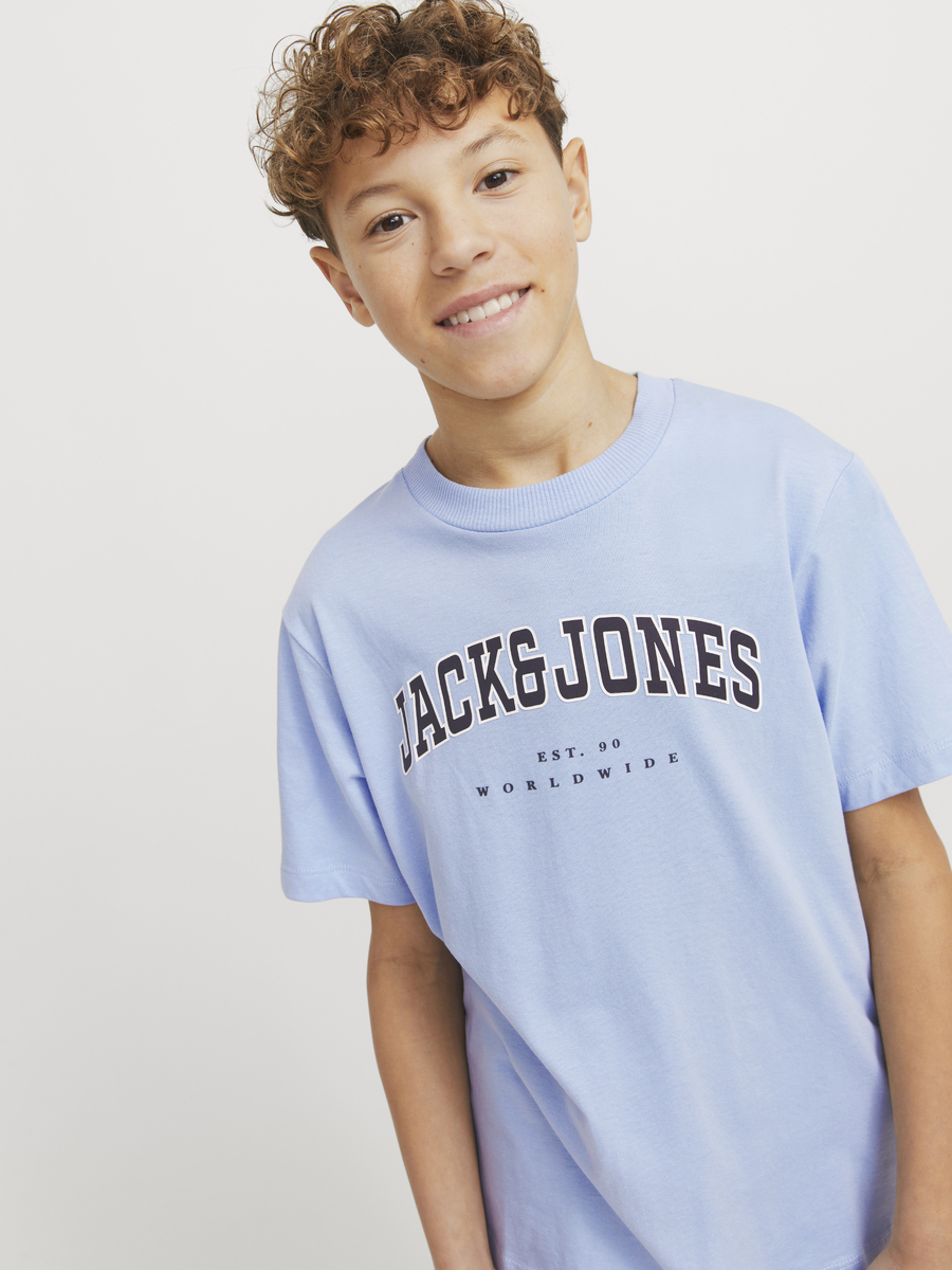 T-shirt van het merk Jack & Jones Junior in het Blauw