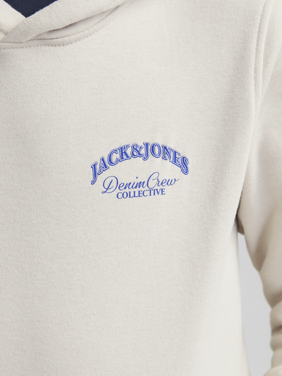 Sweater van het merk Jack & Jones Junior in het Ecru