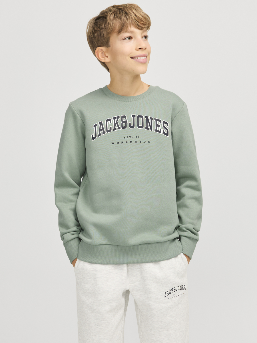 Sweater van het merk Jack & Jones Junior in het Groen