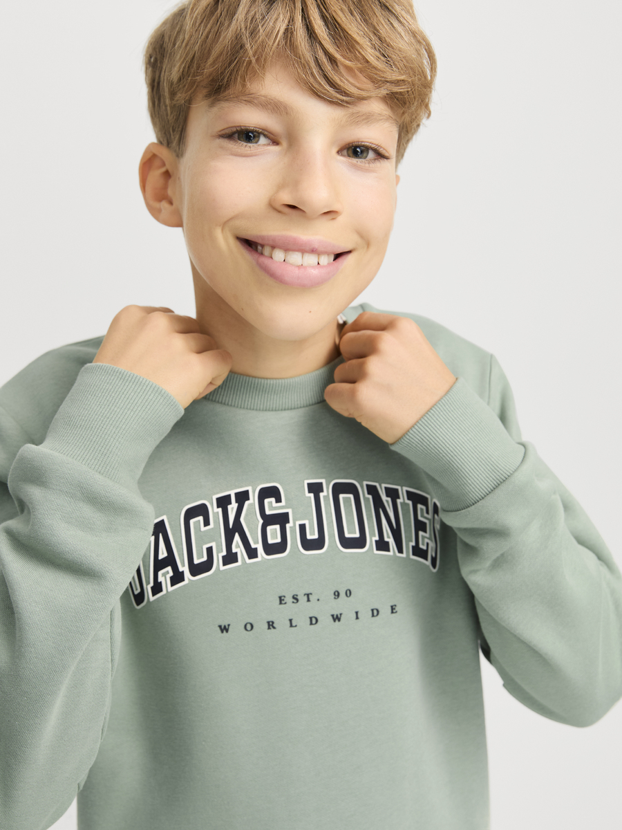 Sweater van het merk Jack & Jones Junior in het Groen