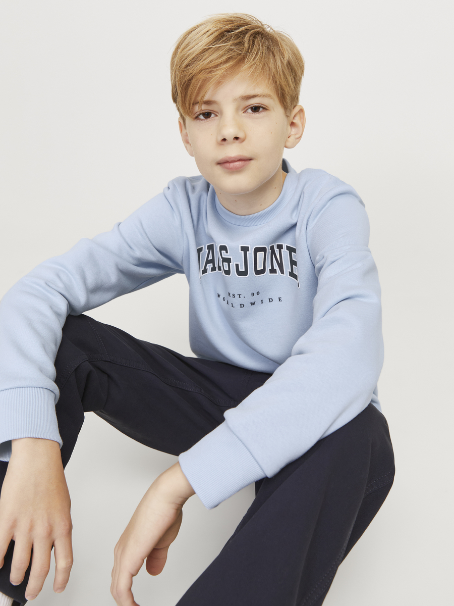 Sweater van het merk Jack & Jones Junior in het Blauw