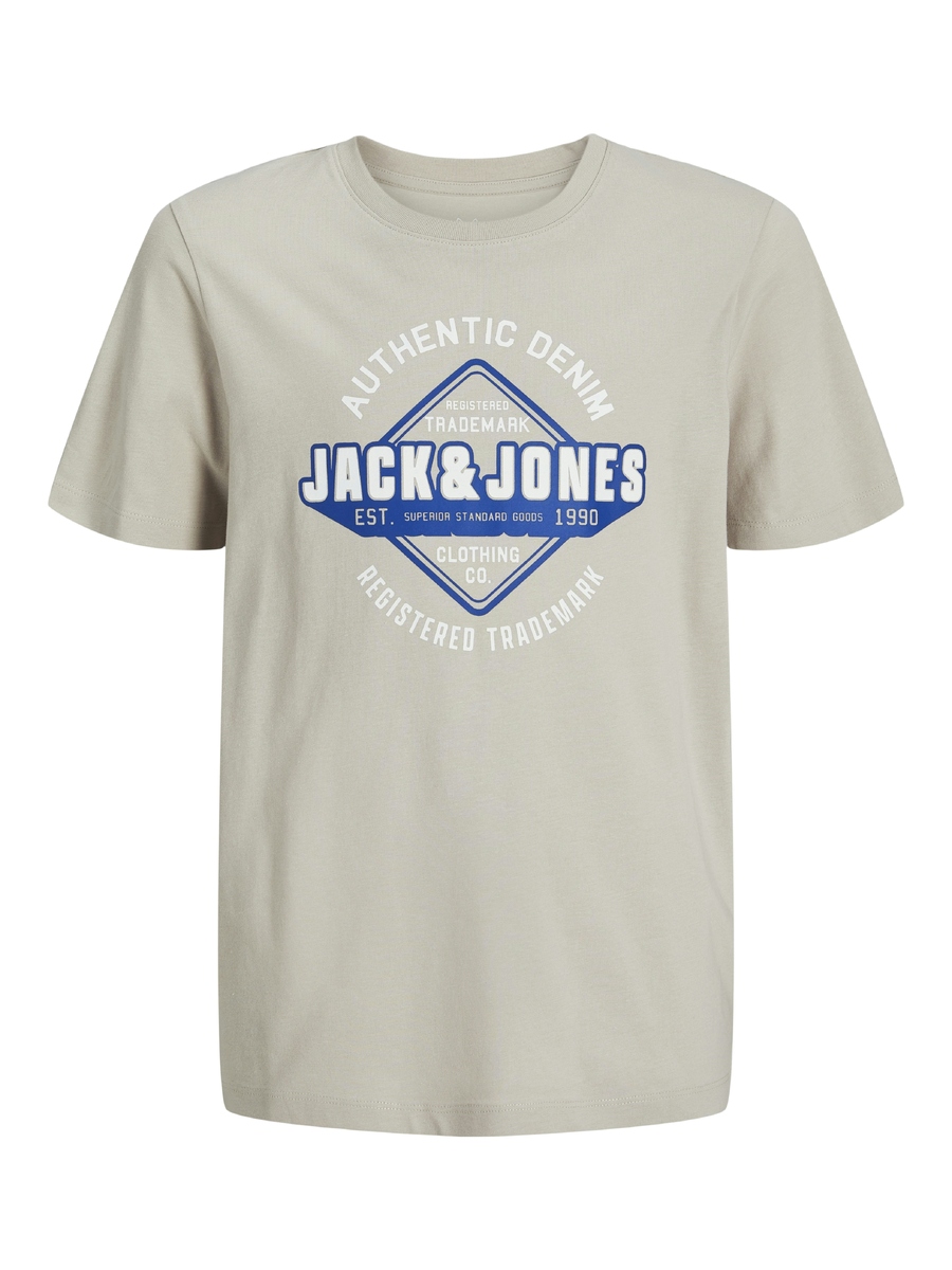 T-shirt van het merk Jack & Jones Junior in het Ecru
