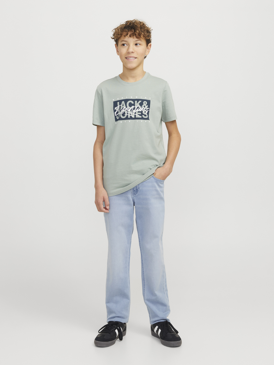 Broek van het merk Jack & Jones Junior in het Jeans