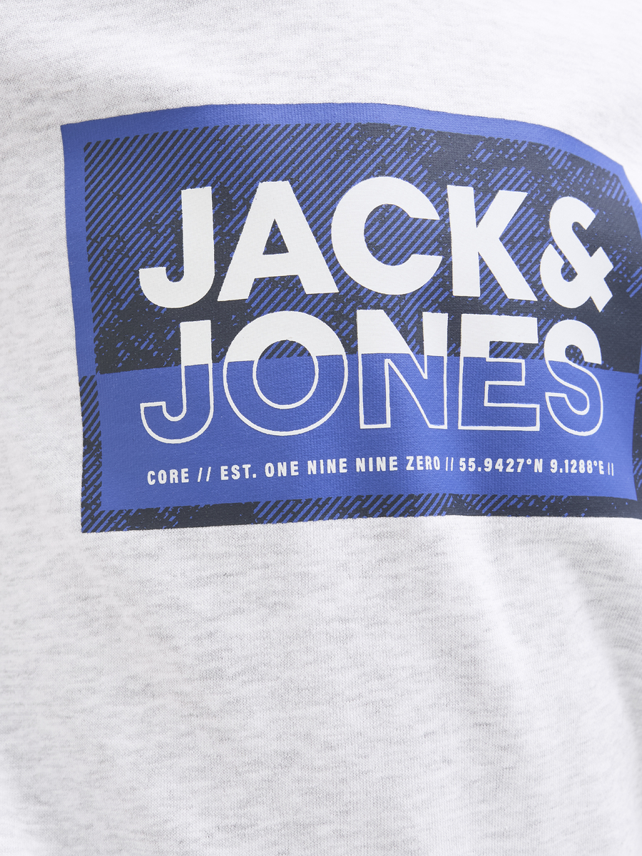 Sweater van het merk Jack & Jones Junior in het Wit