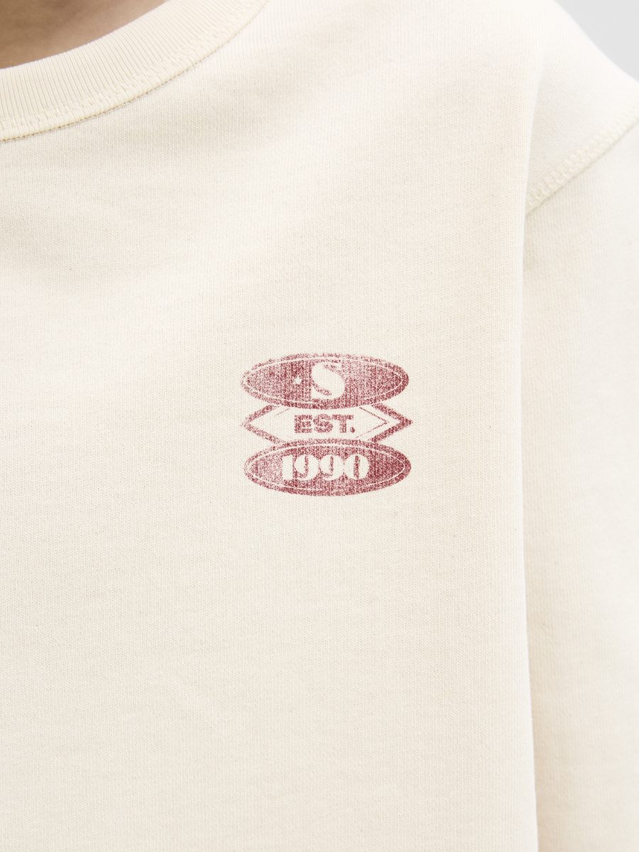 Sweater van het merk Jack & Jones Junior in het Ecru