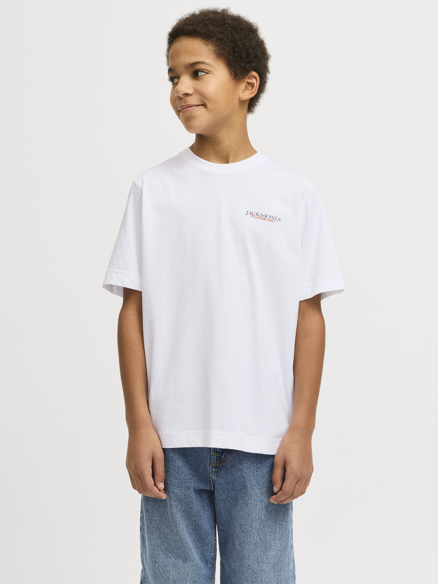 T-shirt van het merk Jack & Jones Junior in het Wit