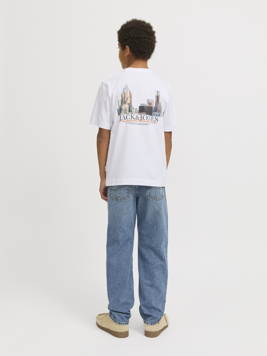 T-shirt van het merk Jack & Jones Junior in het Wit