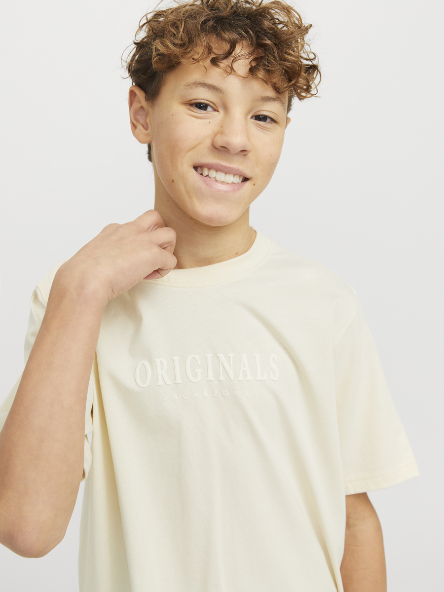 T-shirt van het merk Jack & Jones Junior in het Geel
