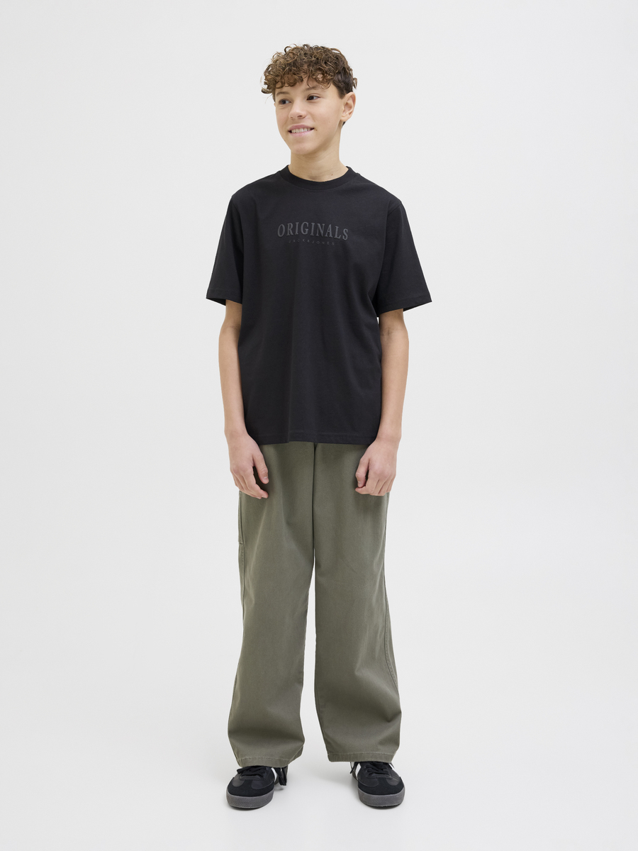 T-shirt van het merk Jack & Jones Junior in het Zwart