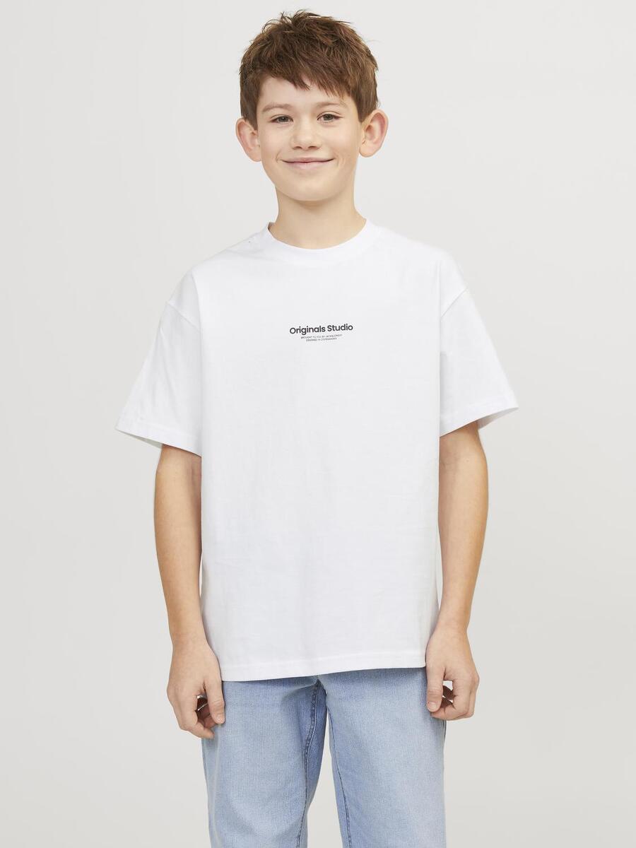 T-shirt van het merk Jack & Jones Junior in het Wit