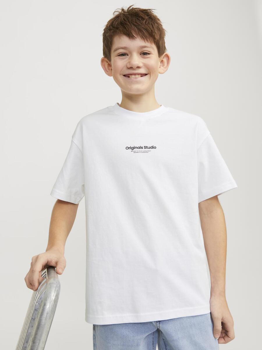 T-shirt van het merk Jack & Jones Junior in het Wit