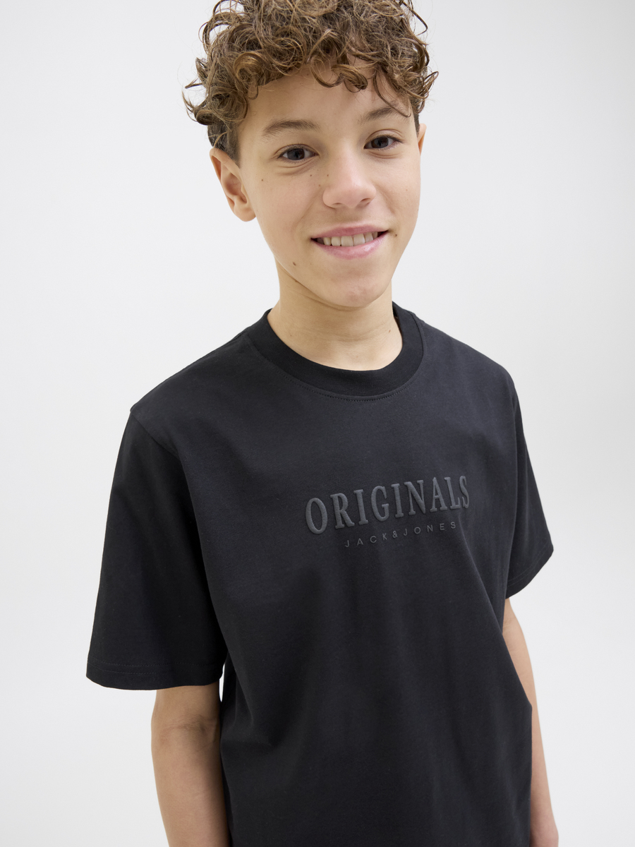 T-shirt van het merk Jack & Jones Junior in het Zwart