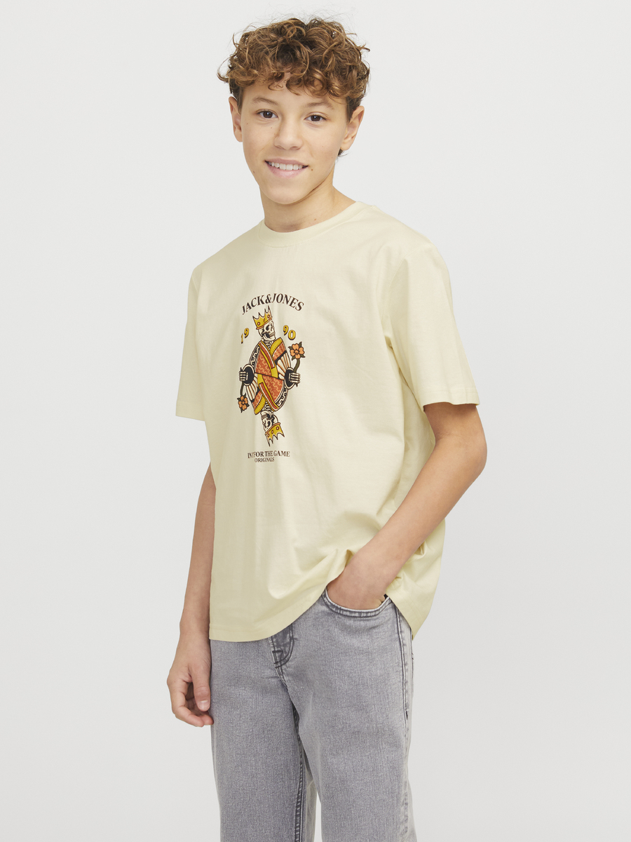 T-shirt van het merk Jack & Jones Junior in het Geel