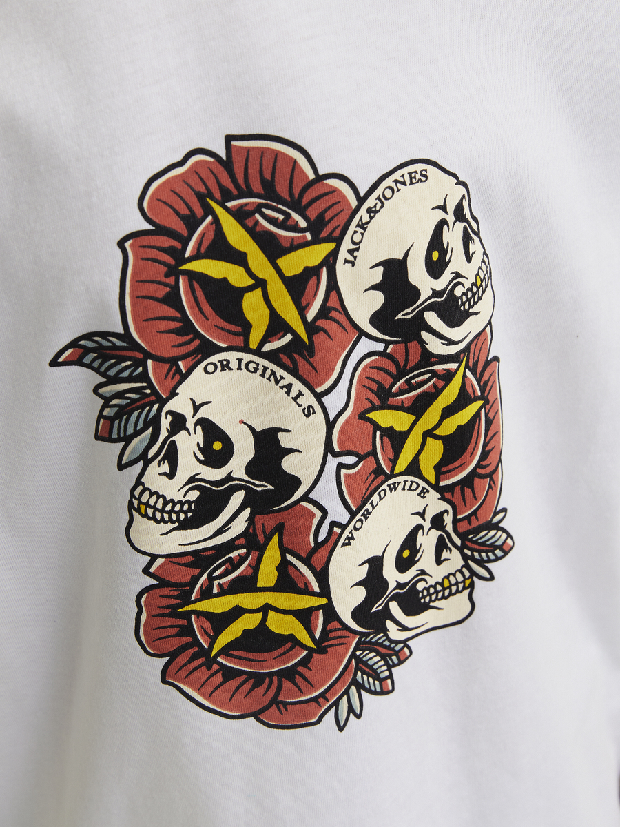 T-shirt van het merk Jack & Jones Junior in het Wit