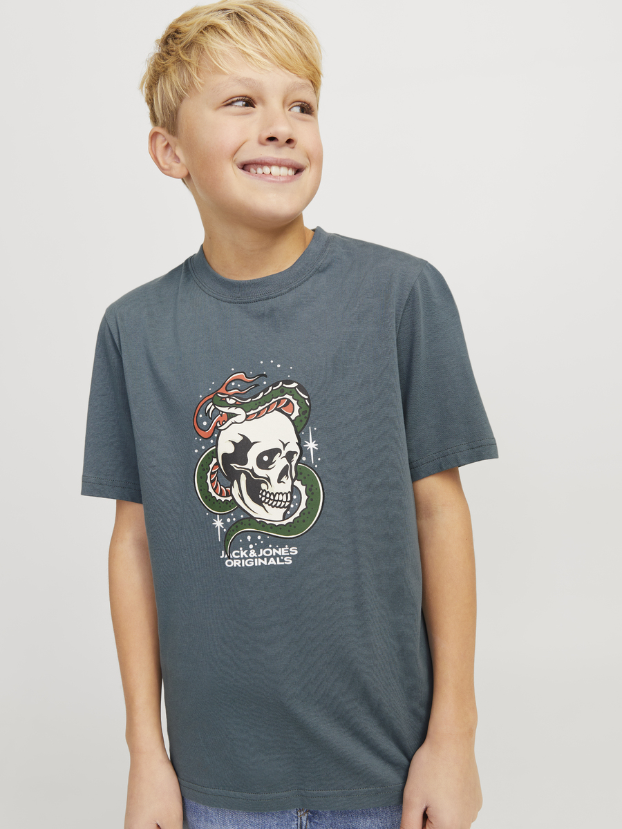 T-shirt van het merk Jack & Jones Junior in het Blauw