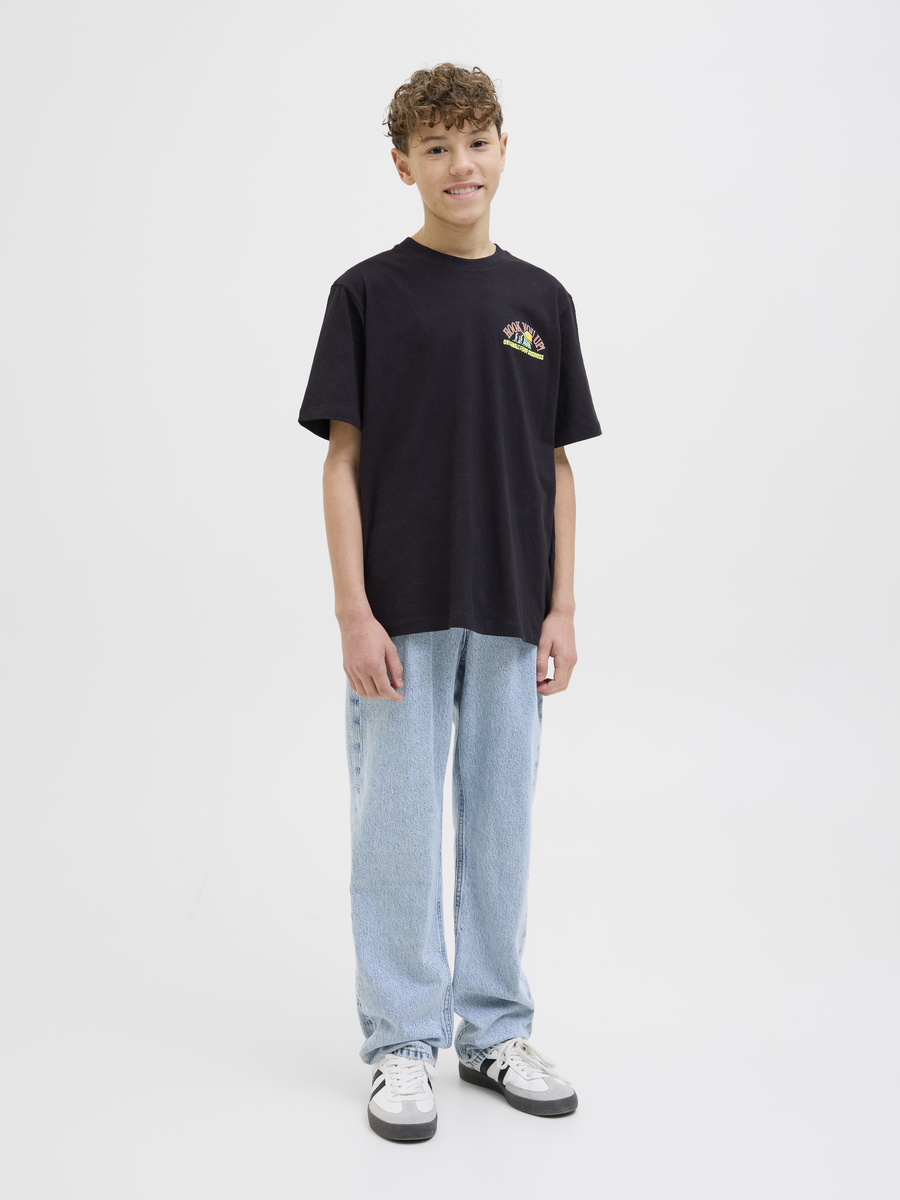 T-shirt van het merk Jack & Jones Junior in het Zwart
