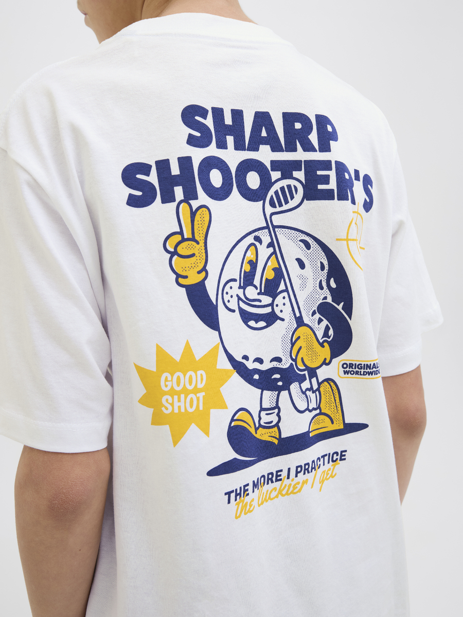 T-shirt van het merk Jack & Jones Junior in het Wit