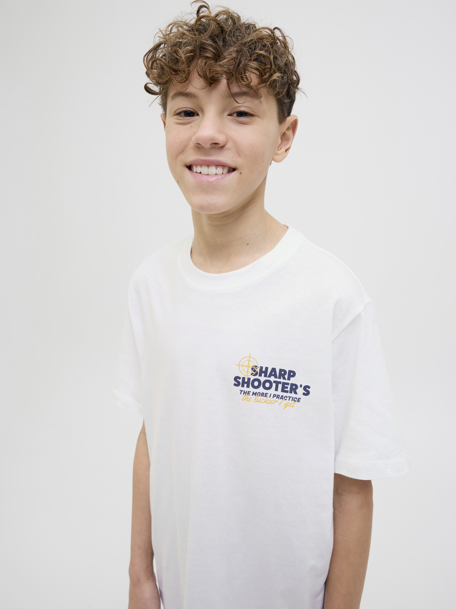 T-shirt van het merk Jack & Jones Junior in het Wit