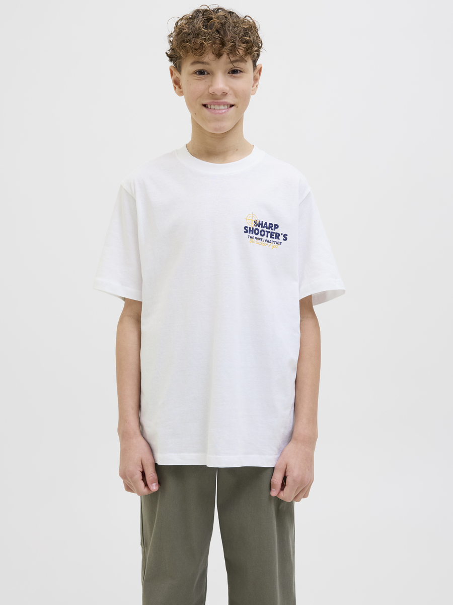 T-shirt van het merk Jack & Jones Junior in het Wit