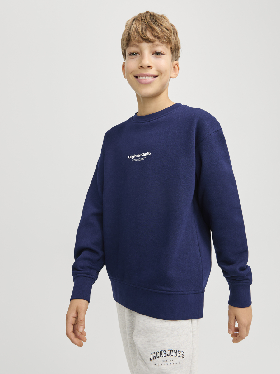 Sweater van het merk Jack & Jones Junior in het Blauw