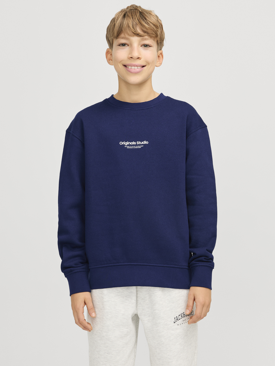 Sweater van het merk Jack & Jones Junior in het Blauw