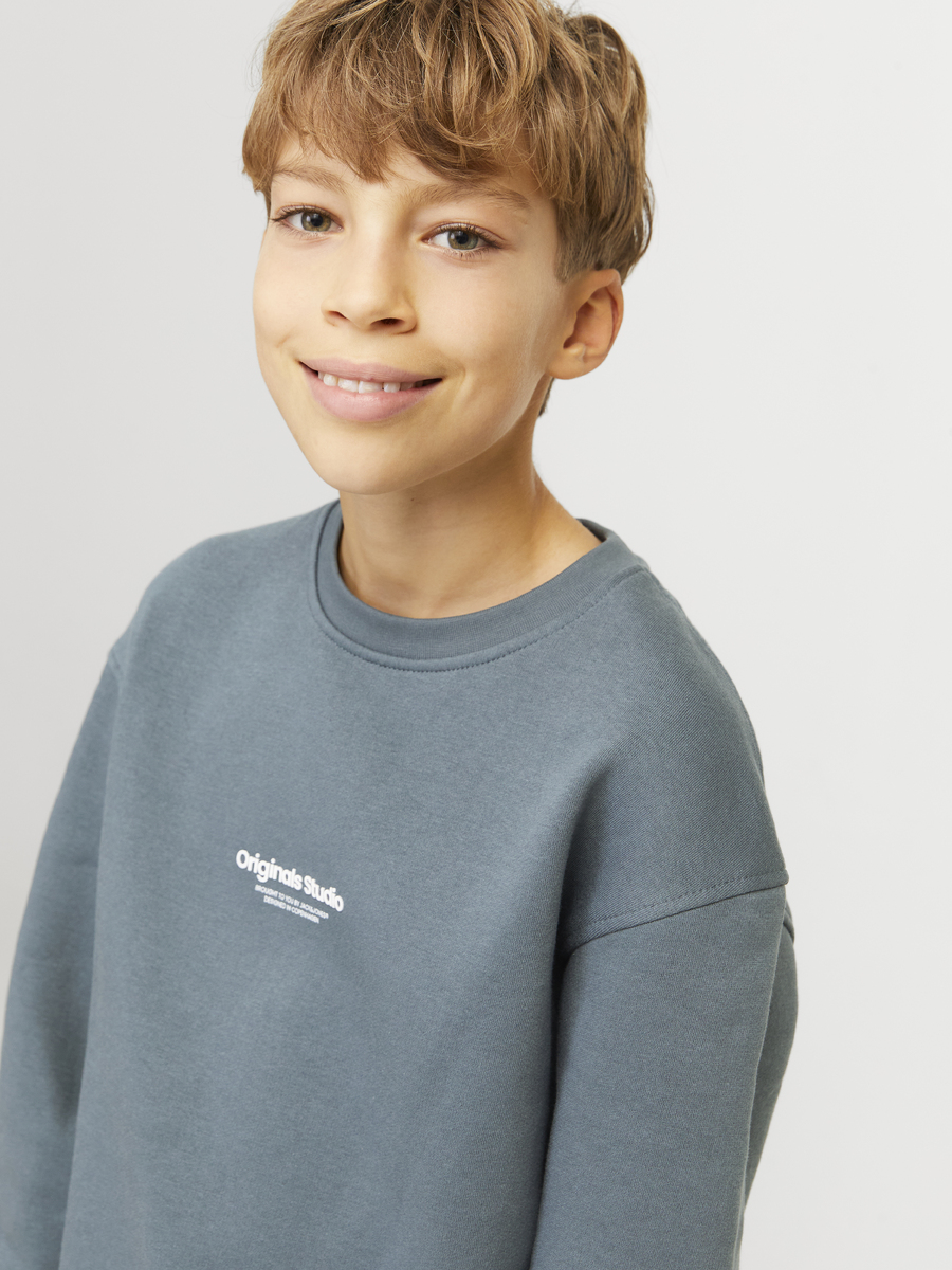 Sweater van het merk Jack & Jones Junior in het Blauw