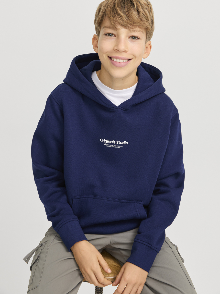 Sweater van het merk Jack & Jones Junior in het Blauw