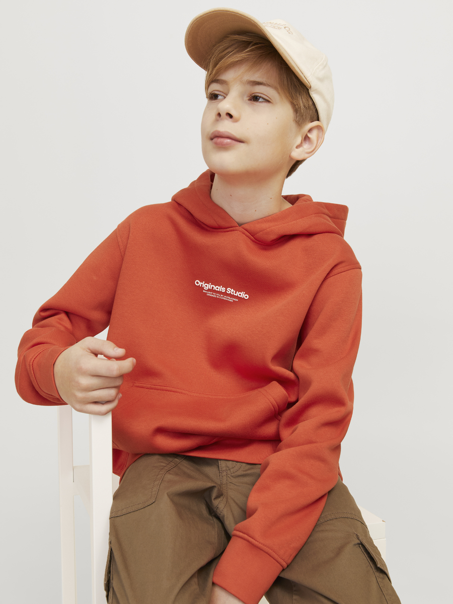 Sweater van het merk Jack & Jones Junior in het Rood