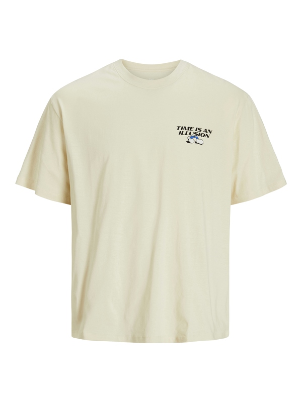 T-shirt van het merk Jack & Jones Junior in het Ecru