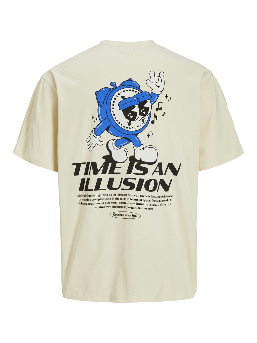 T-shirt van het merk Jack & Jones Junior in het Ecru