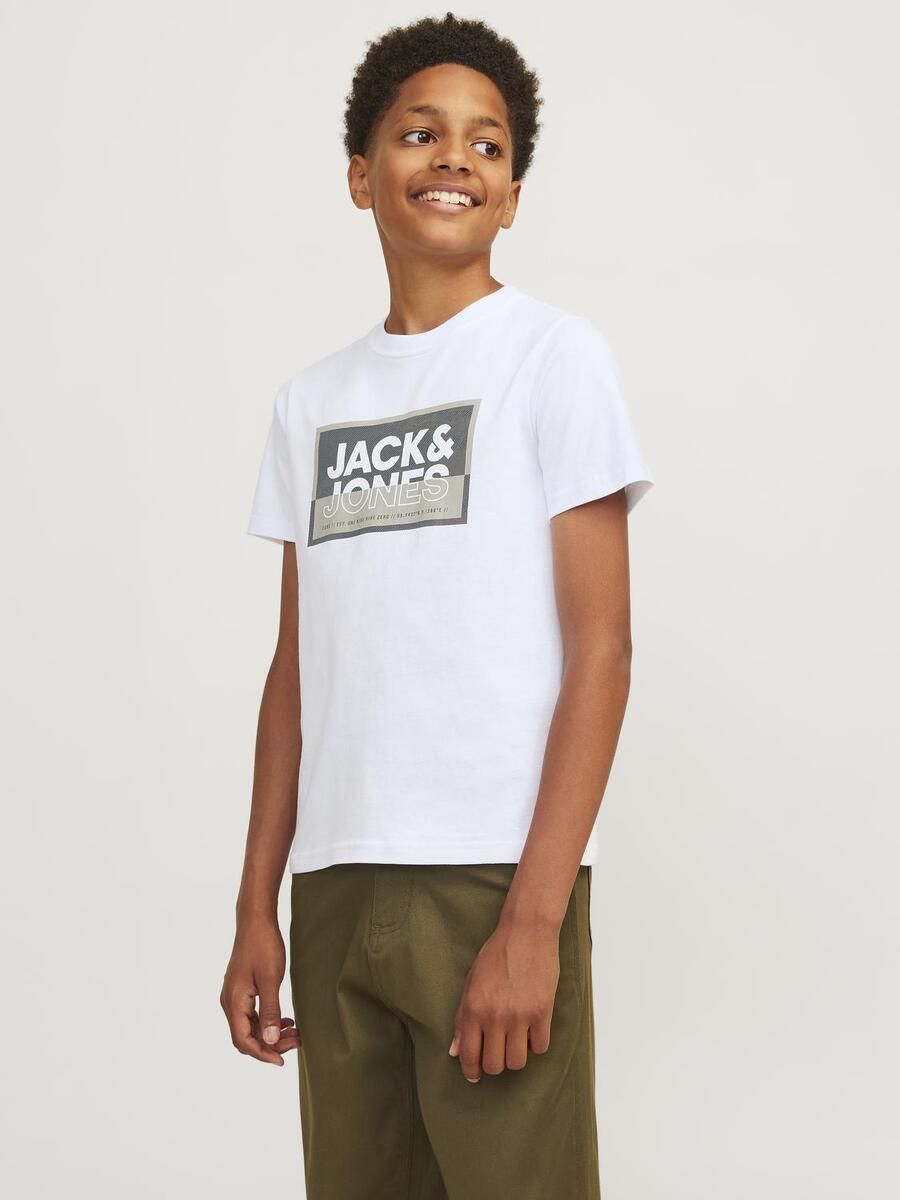 T-shirt van het merk Jack & Jones Junior in het Wit