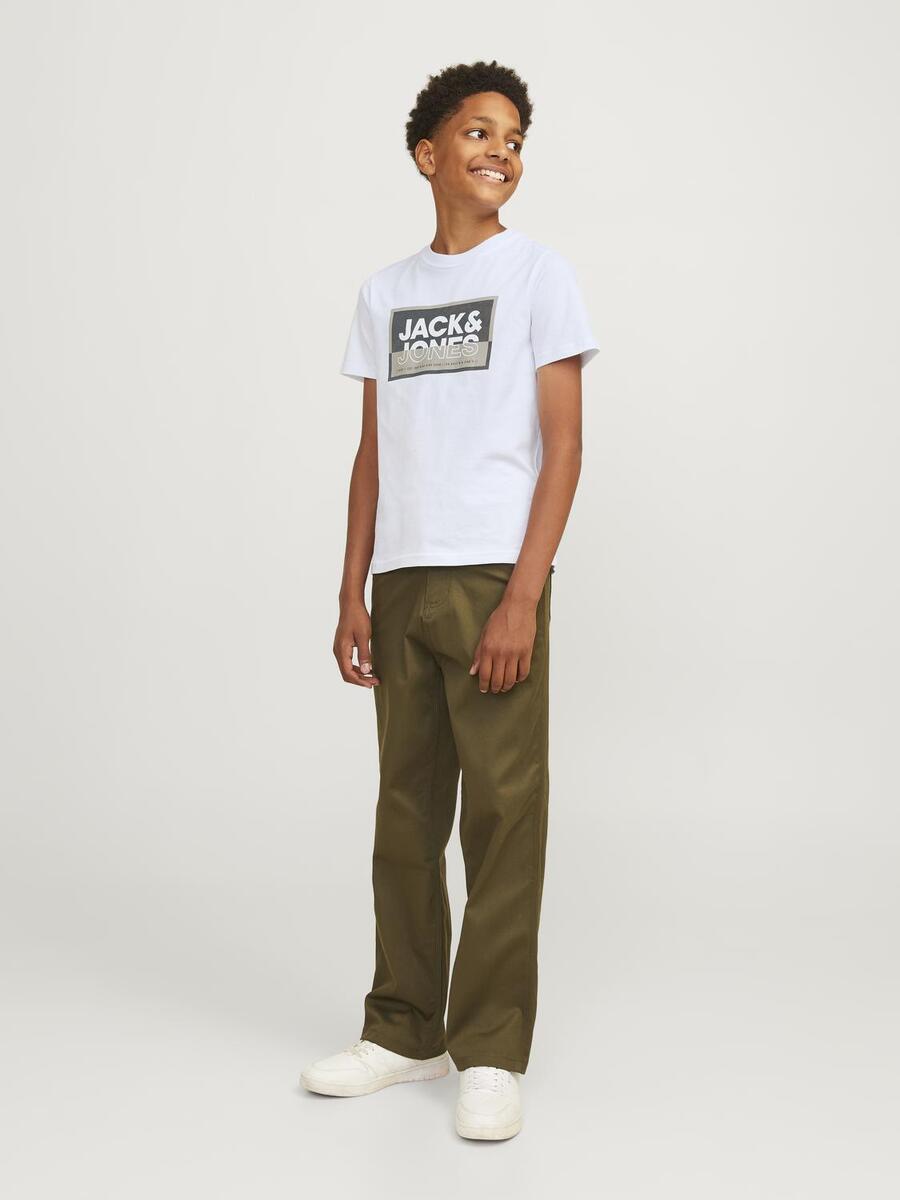 T-shirt van het merk Jack & Jones Junior in het Wit